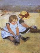Children on the Beach Mary Cassatt